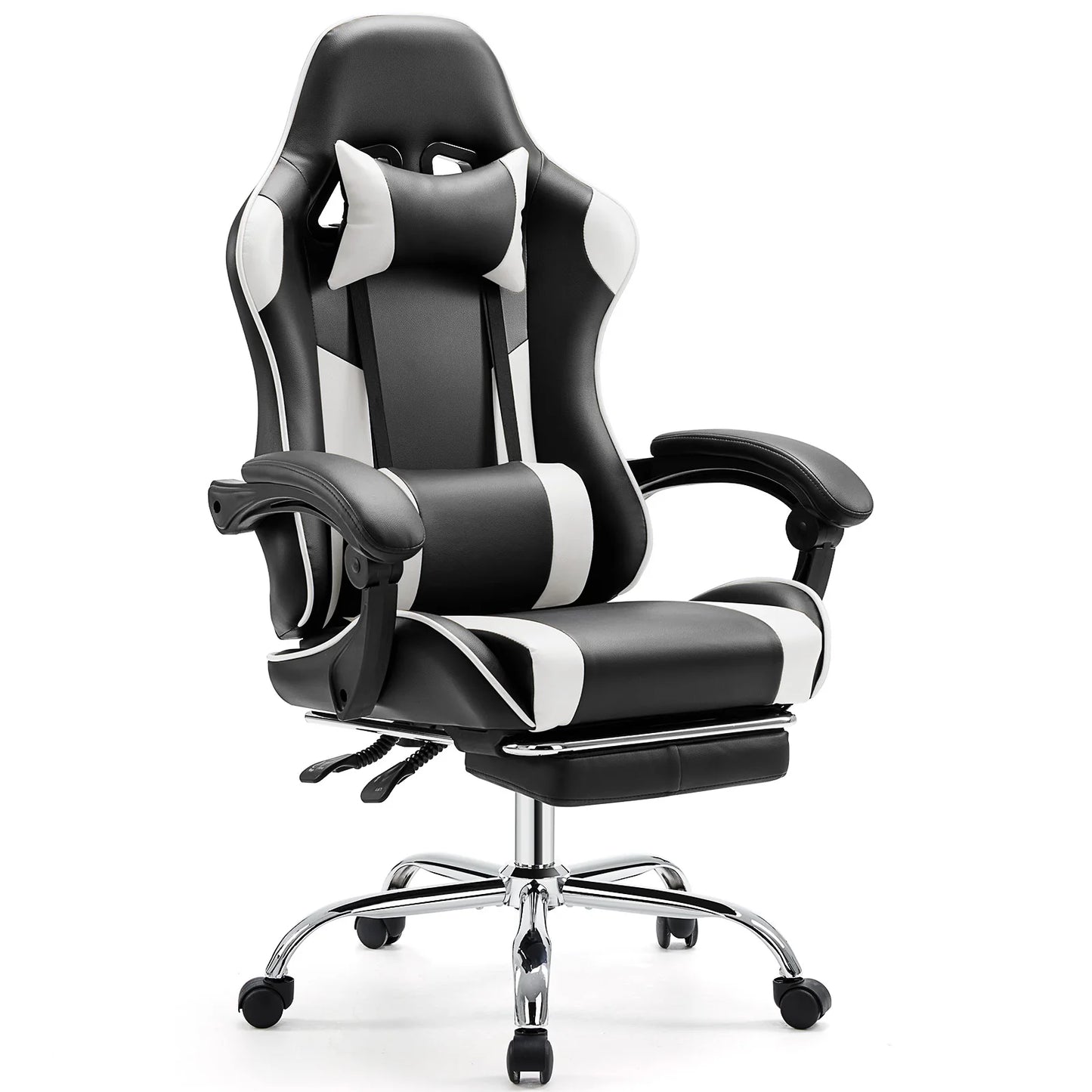 JHK Ergonomic Racing Gaming Chair Adjustable Swivel PU Leather