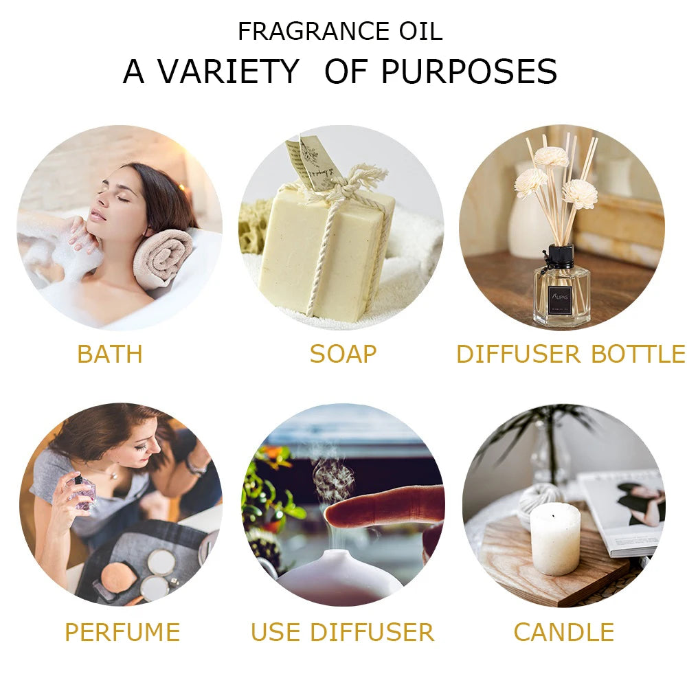 12pcs Gift Box Pure Essential Oils for Humidifiers Diffuser