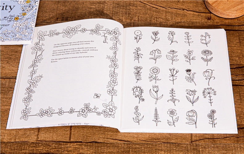 30 Days of Creativity Coloring Book for Adult Stress Relief