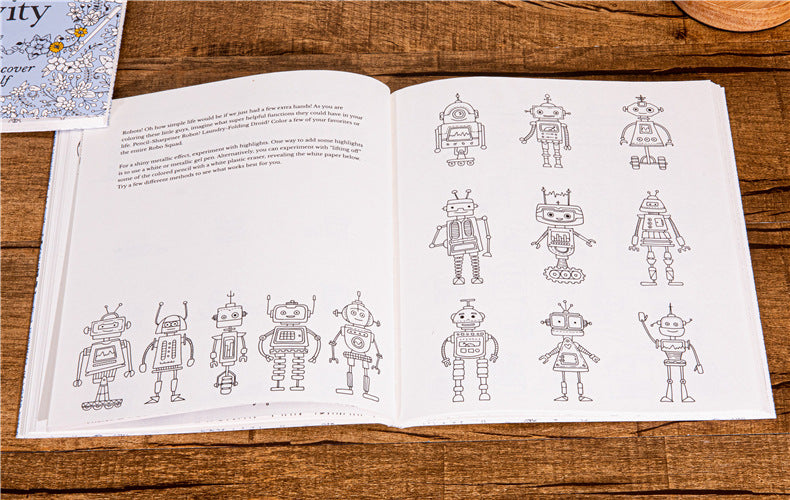 30 Days of Creativity Coloring Book for Adult Stress Relief