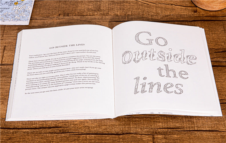 30 Days of Creativity Coloring Book for Adult Stress Relief
