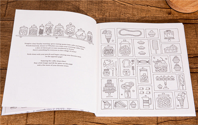 30 Days of Creativity Coloring Book for Adult Stress Relief