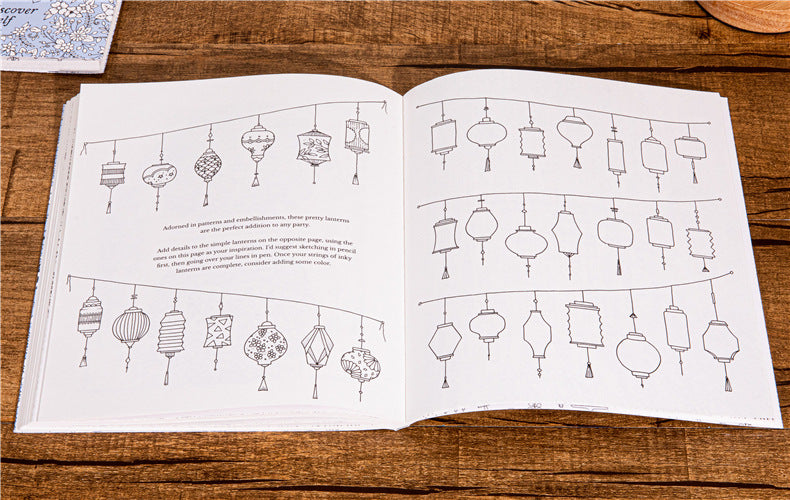 30 Days of Creativity Coloring Book for Adult Stress Relief