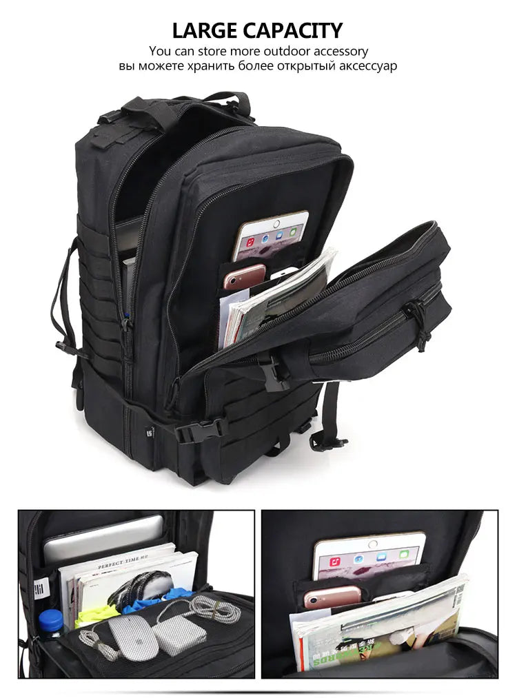 Tactical Backpack Large Capacity Waterproof Multi-functional Bags