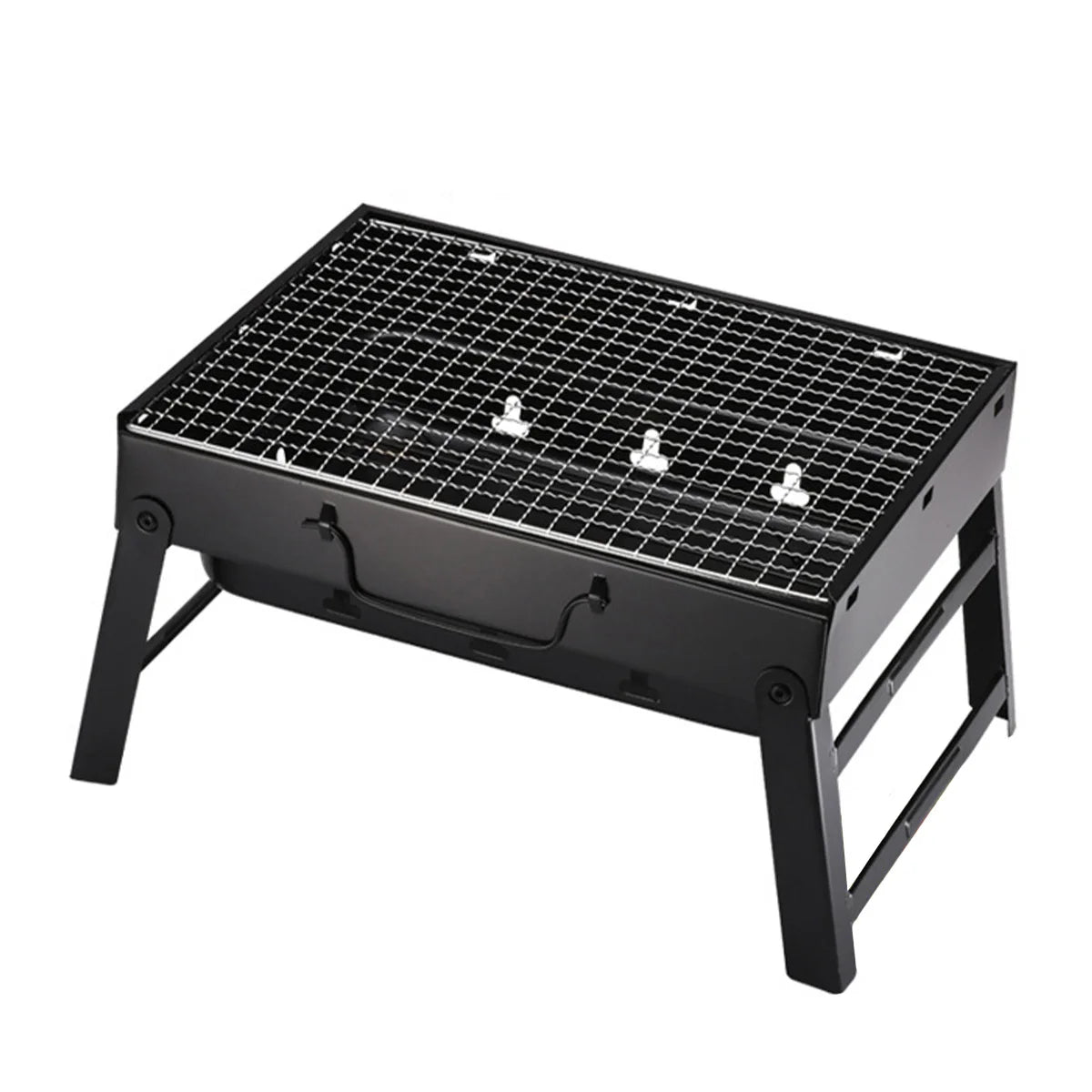 Portable BBQ Charcoal Grill Stainless Steel Mini Tool Kit