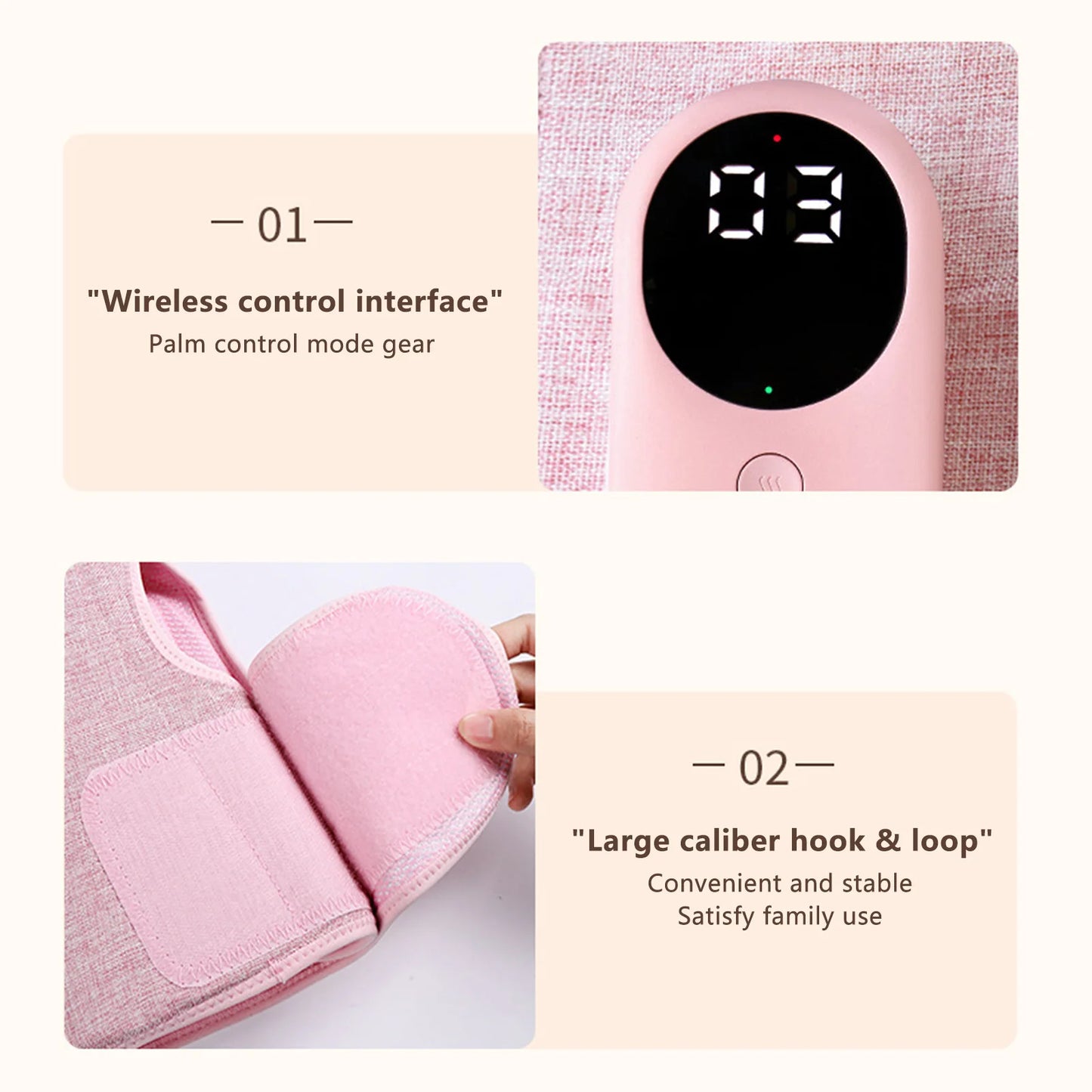 Smart Heating Leg Massage Machine Air Compression USB Rechargeable Wireless Leg Massager for Muscle Relief