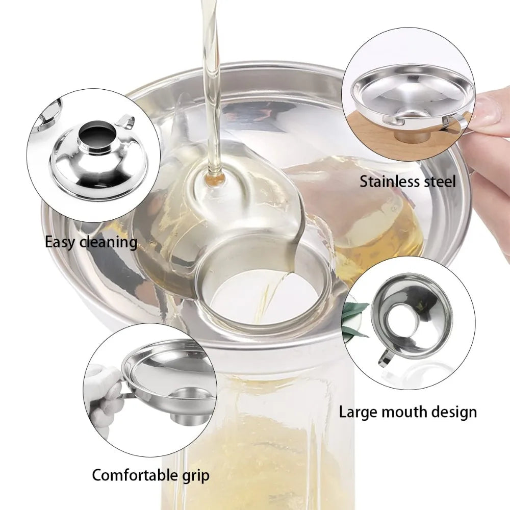 Canning Funnel for Kitchen Use, Wide Mouth Funnel for Mason Jars
