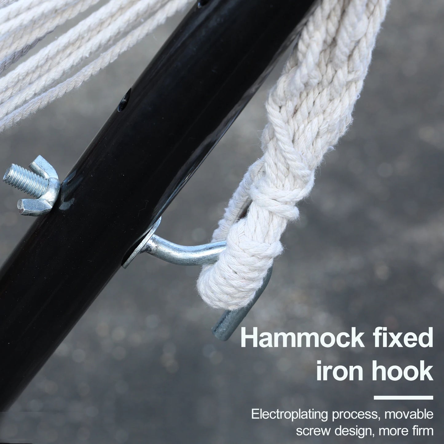Double Hammock Stand 2-People Set with Carrying Bag