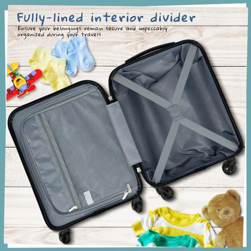 Kid’s Luggage Set 5 Piece Suitcase Set 16’’ Carry On