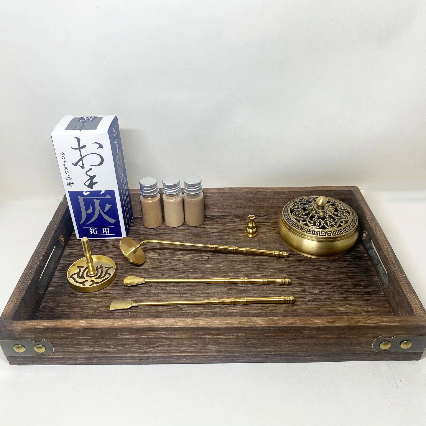 Brass Incense Burner Set