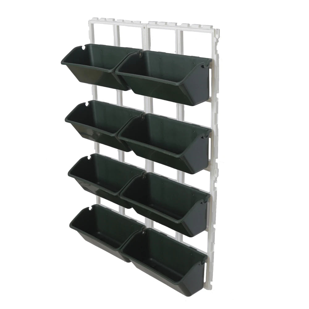 4 Tier Wall-Mounted Elevated Garden Planter Vertical Pots