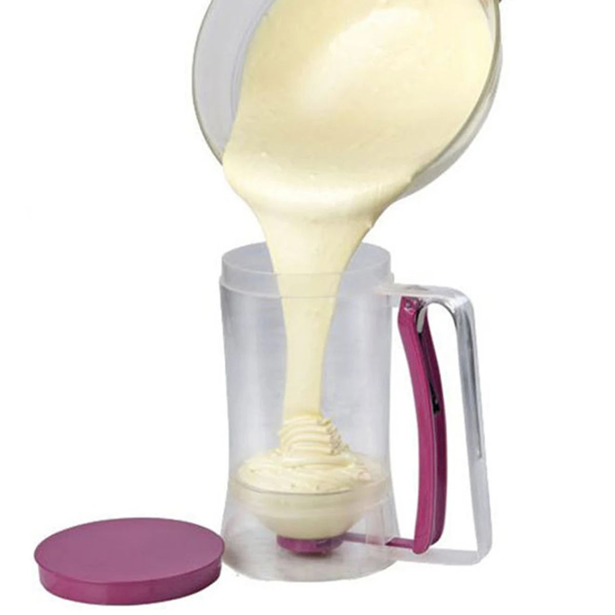 Batter Separator Pancake Dispenser with Measuring Label