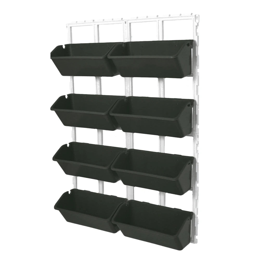 4 Tier Wall-Mounted Elevated Garden Planter Vertical Pots
