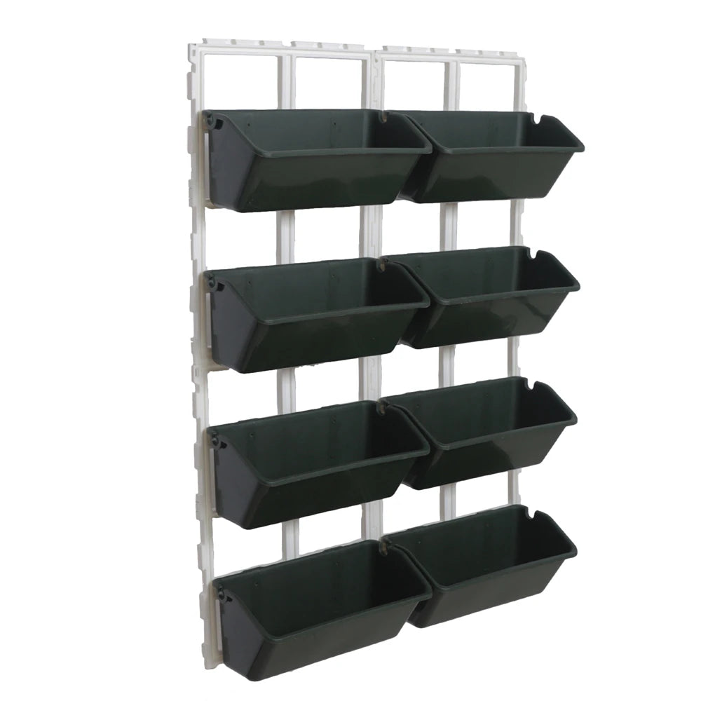 4 Tier Wall-Mounted Elevated Garden Planter Vertical Pots