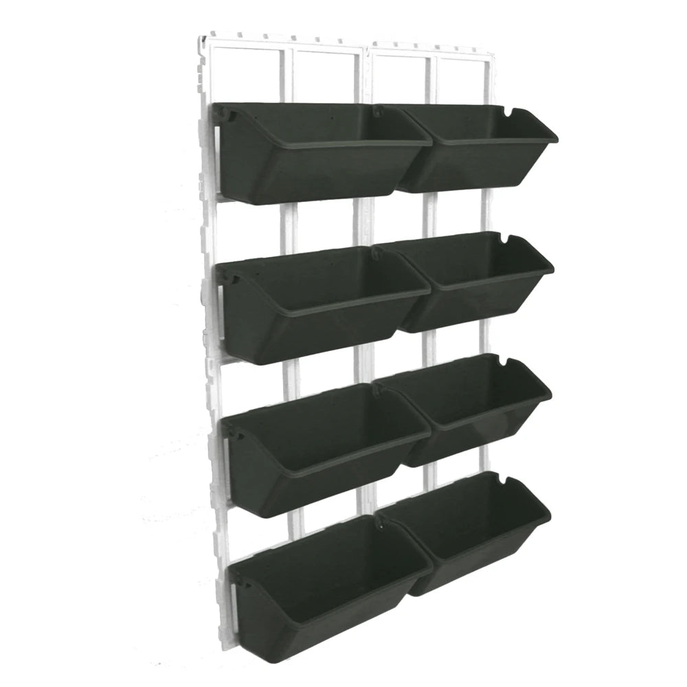 4 Tier Wall-Mounted Elevated Garden Planter Vertical Pots