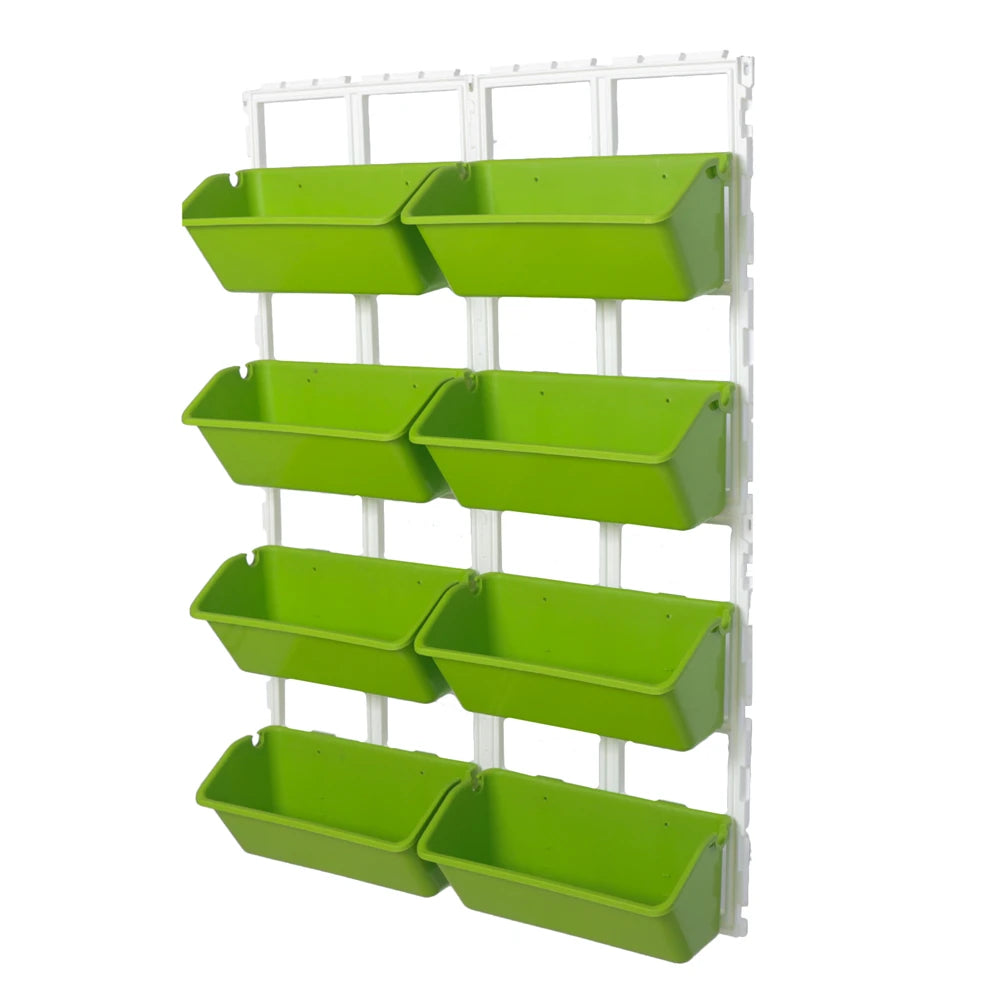 4 Tier Wall-Mounted Elevated Garden Planter Vertical Pots