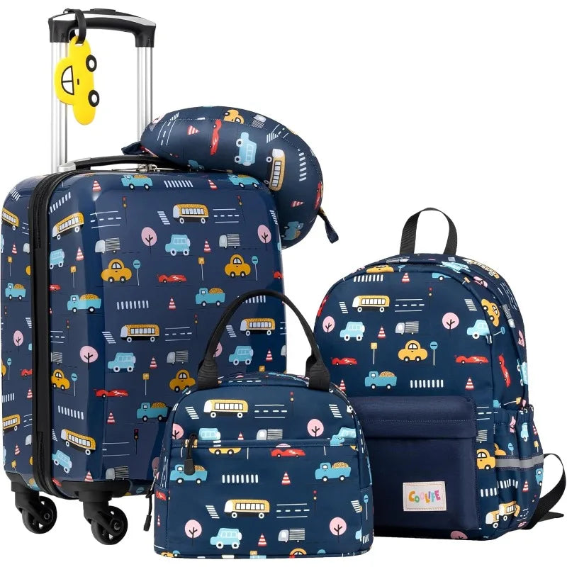 Kid’s Luggage Set 5 Piece Suitcase Set 16’’ Carry On