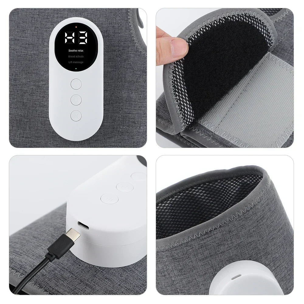 Eletric Calf Massager 360 Degree Air Pressure Heated Kneading