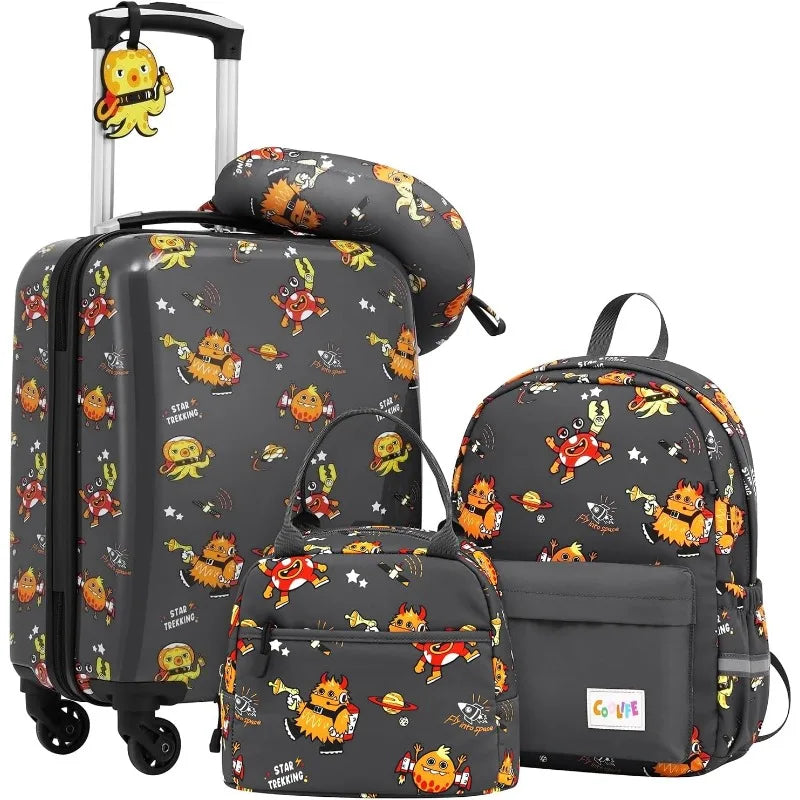 Kid’s Luggage Set 5 Piece Suitcase Set 16’’ Carry On