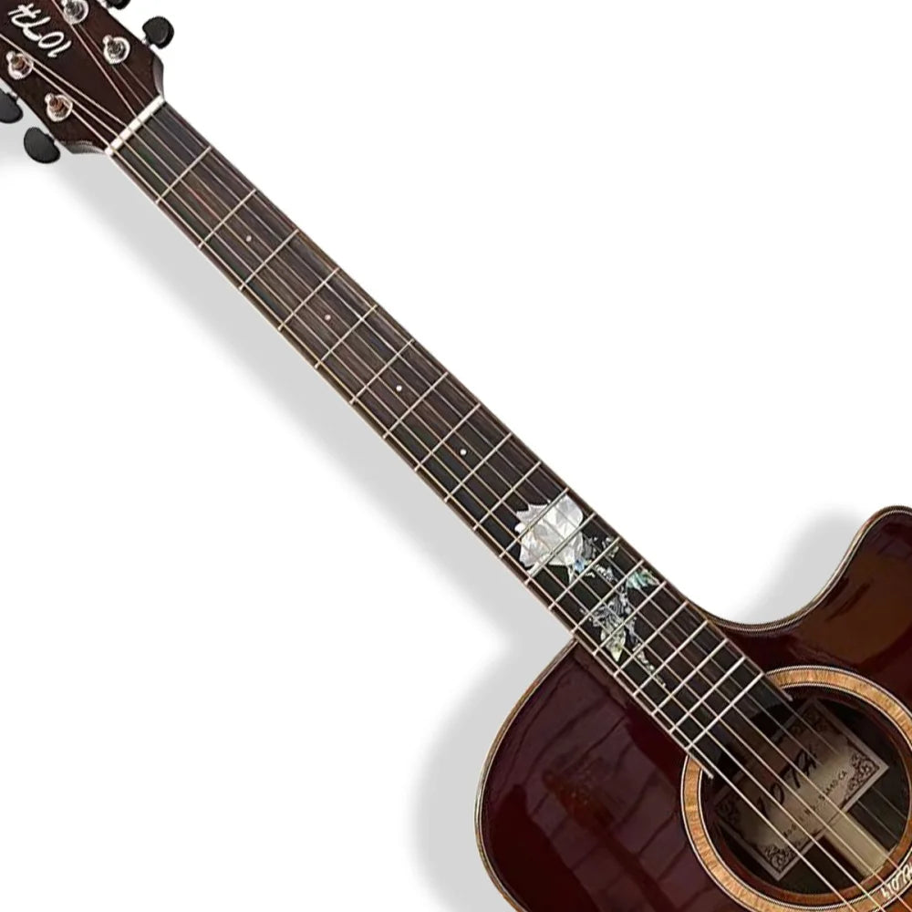 6-String Beginner Solid Spruce Classic Acoustic Guitar Rosewood Fretboard Colored Finish Right