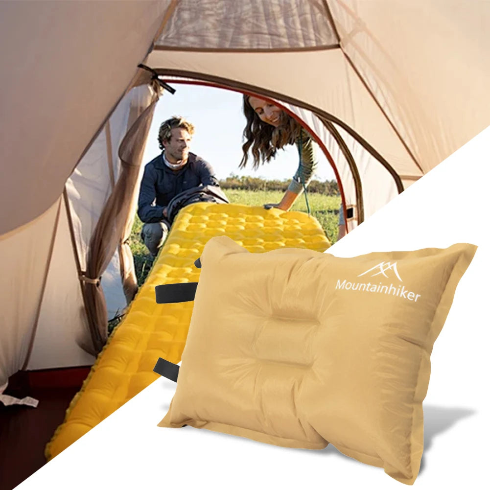 Camping Inflatable Pillow Comfortable Automatic Inflatable Pillow