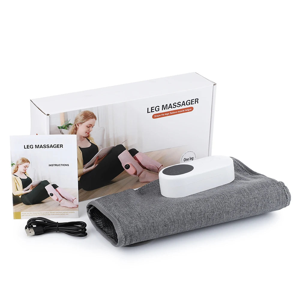 Eletric Calf Massager 360 Degree Air Pressure Heated Kneading