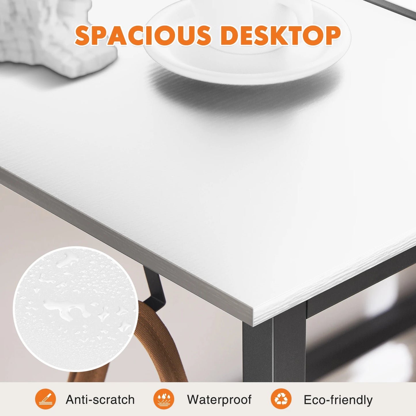 JHK Computer Desk Writing Study Office Gaming Table Compact
