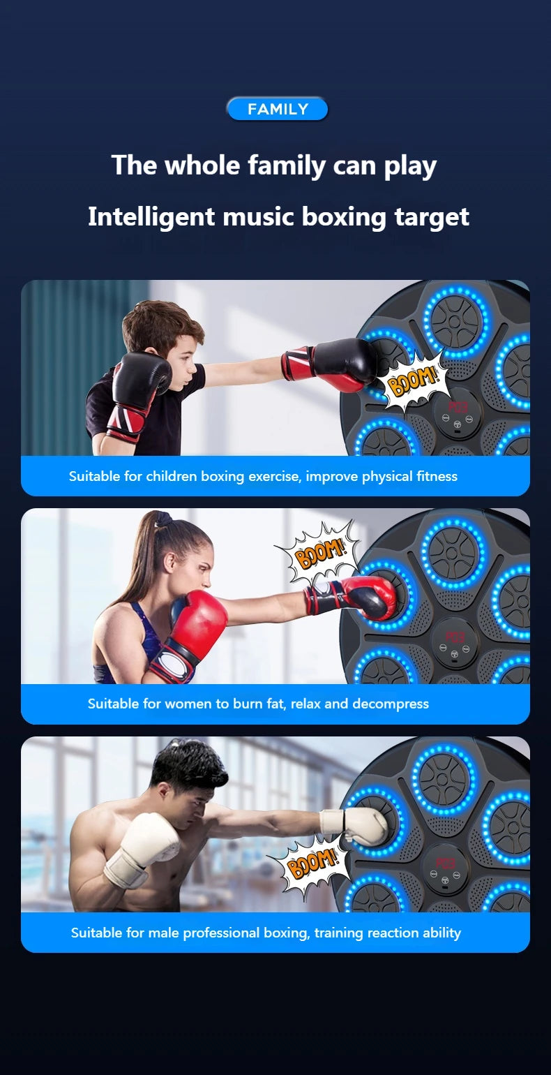 New Music Boxing Machine Smart Bluetooth Wall Mounted Trainer