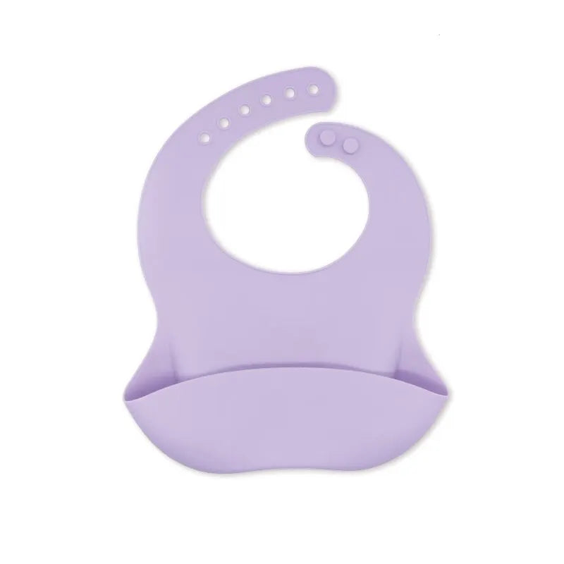Waterproof Baby Bibs Cute Cartoon Animal Adjustable Silicone