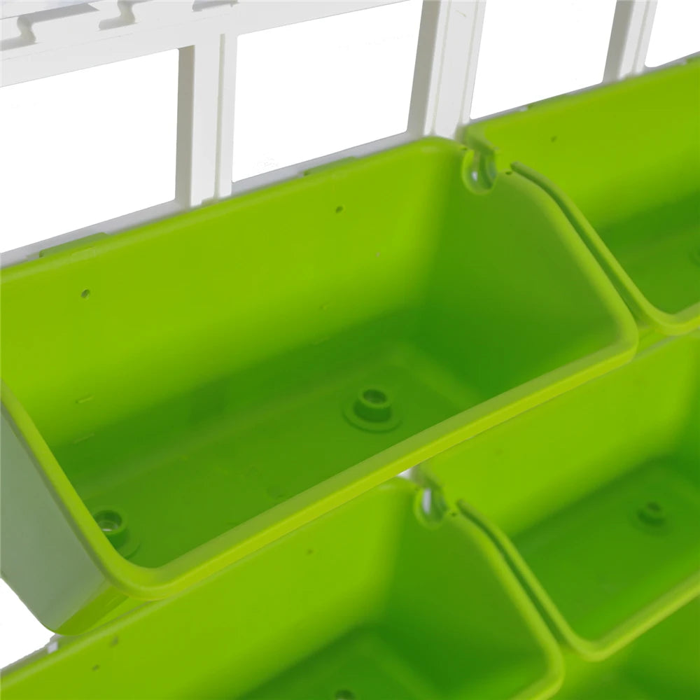 4 Tier Wall-Mounted Elevated Garden Planter Vertical Pots
