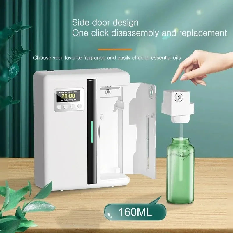 160ml Waterless Scent Diffuser Bluetooth Wall-Mounted Fragrance Machine