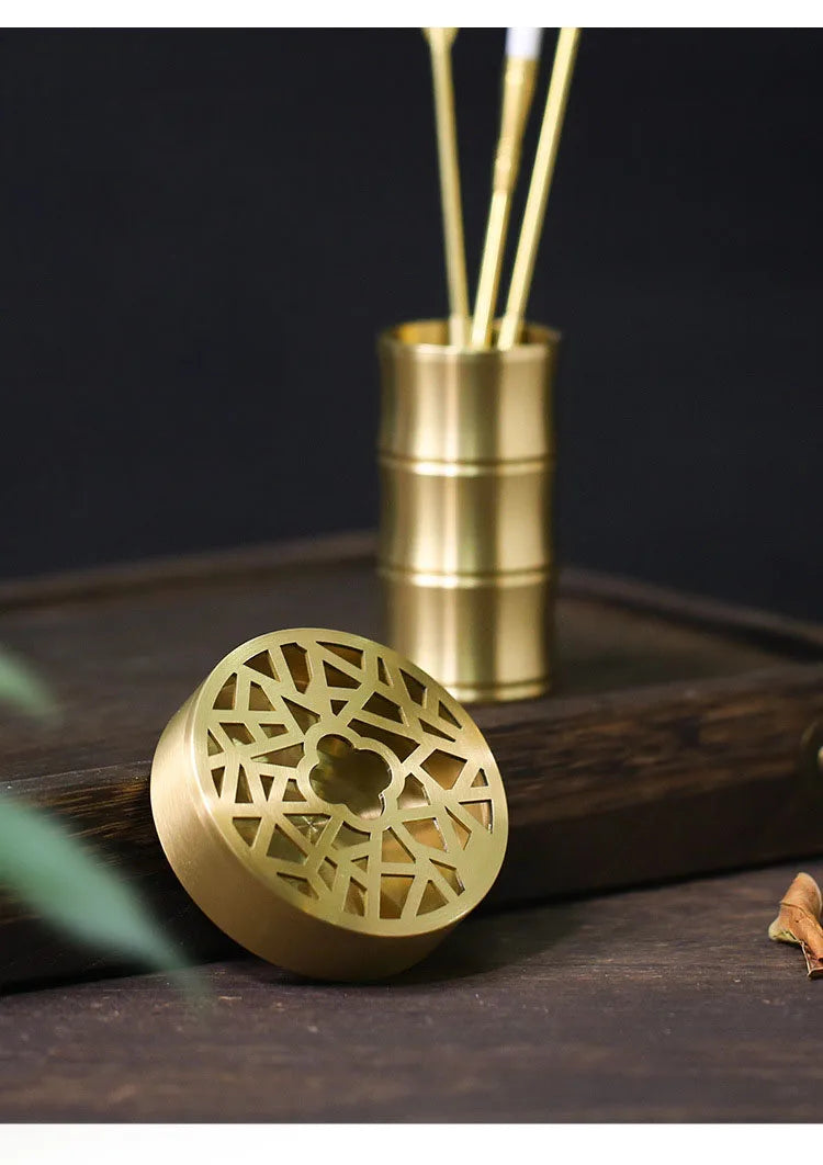 Brass Incense Burner Set – Aromatherapy & Meditation Kit