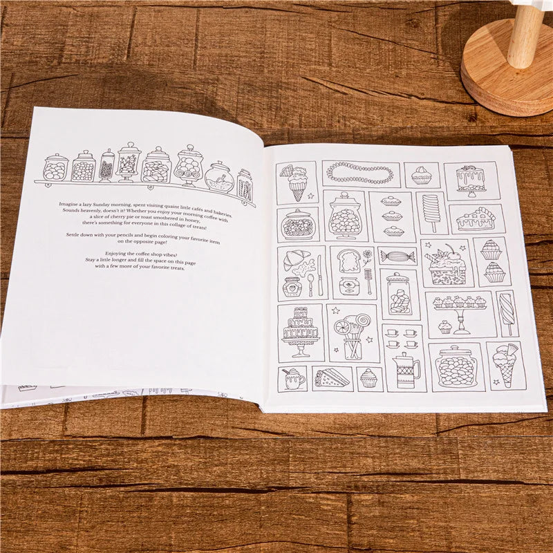 30 Days of Creativity Coloring Book for Adult Stress Relief