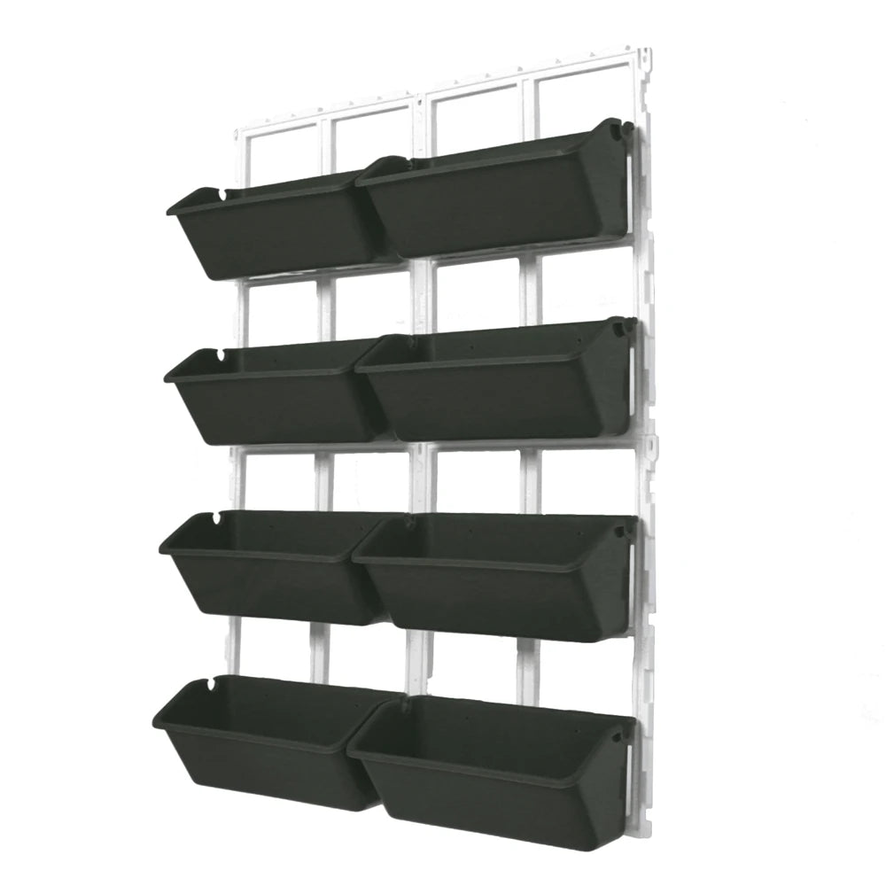 4 Tier Wall-Mounted Elevated Garden Planter Vertical Pots