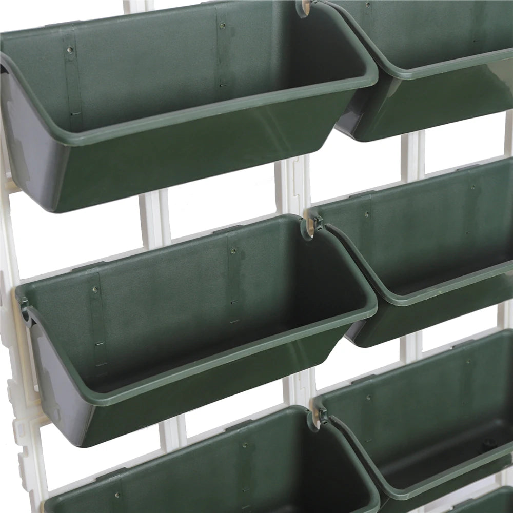 4 Tier Wall-Mounted Elevated Garden Planter Vertical Pots