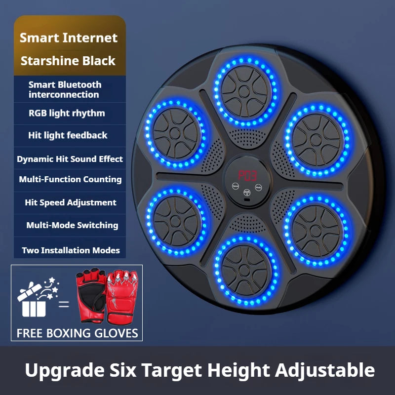 New Music Boxing Machine Smart Bluetooth Wall Mounted Trainer