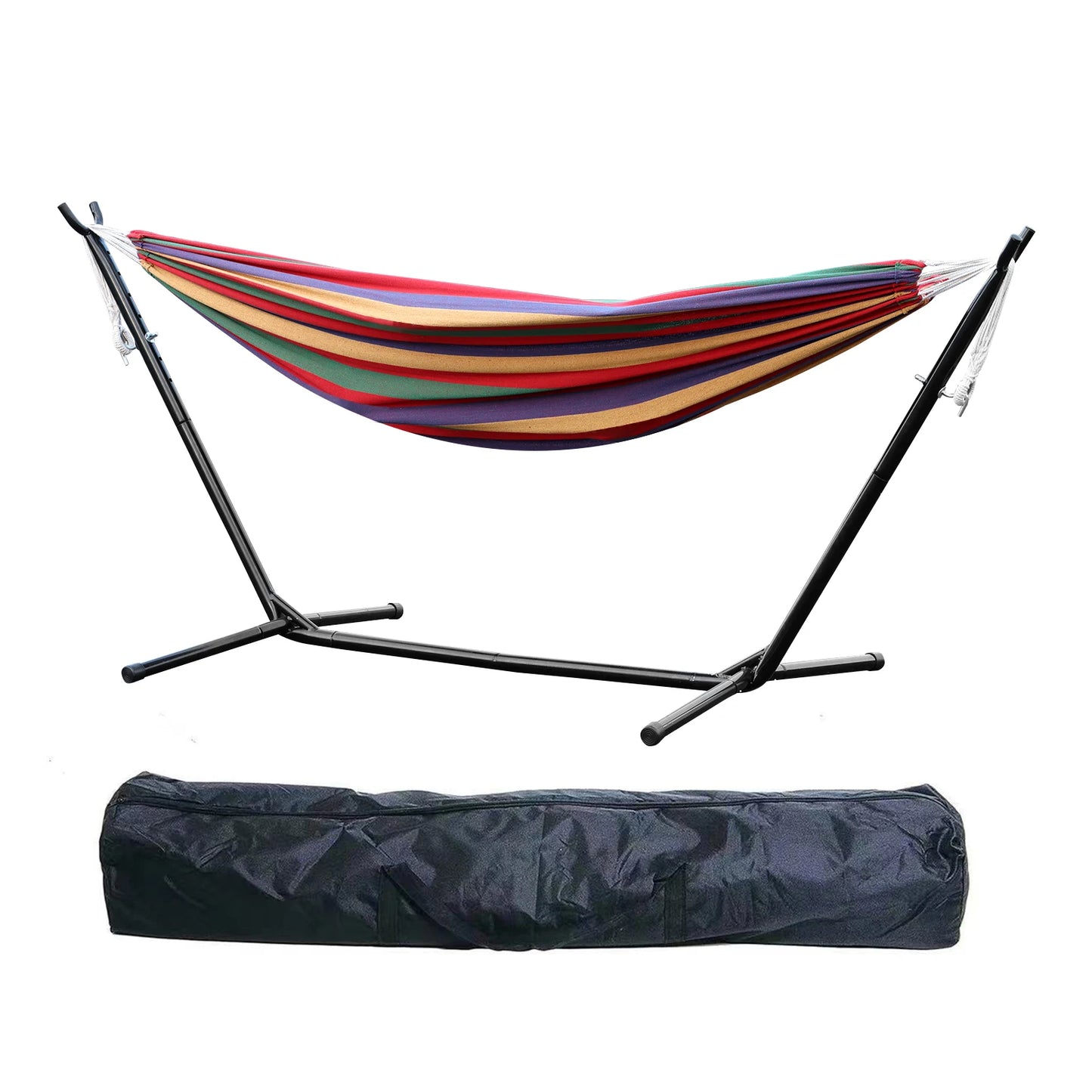 Double Hammock Stand 2-People Set with Carrying Bag