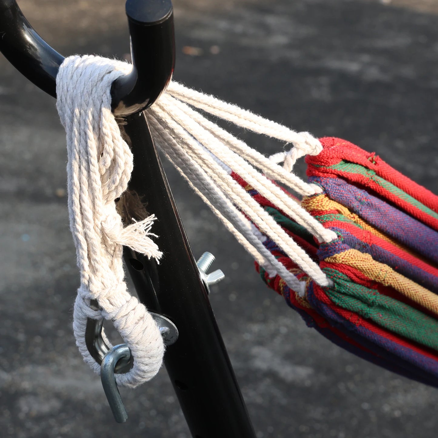 Double Hammock Stand 2-People Set with Carrying Bag
