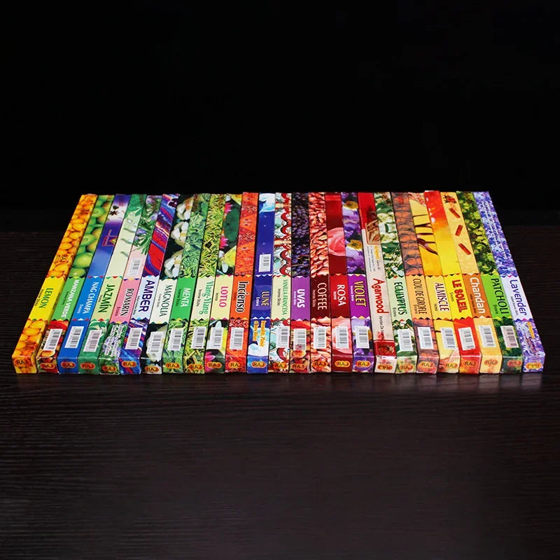 YXY Twenty Kinds Indian Incense Sticks 10/25 Tubes Home Fragrance