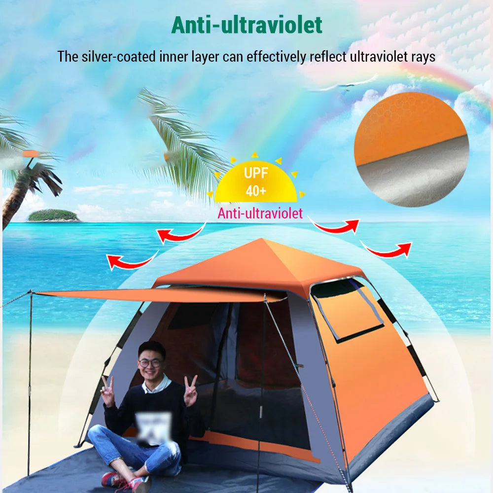 Outdoor Automatic Quick Open Tent Waterproof Camping Tent