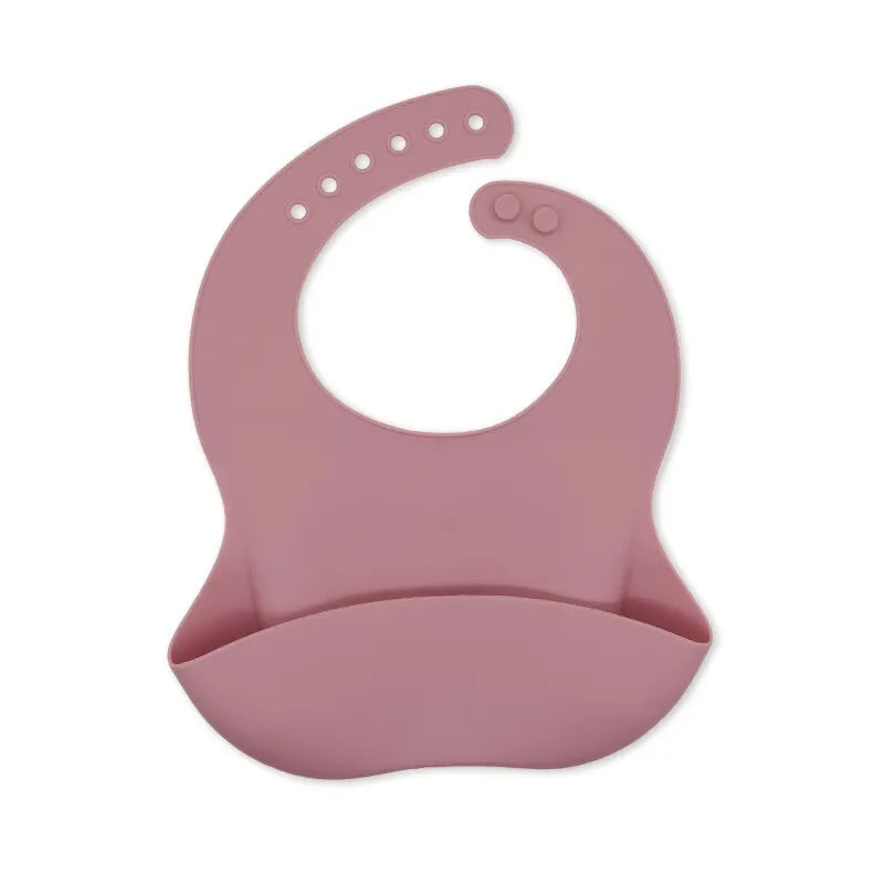 Waterproof Baby Bibs Cute Cartoon Animal Adjustable Silicone
