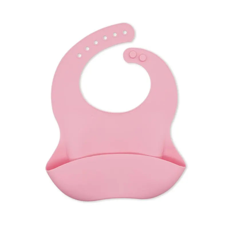 Waterproof Baby Bibs Cute Cartoon Animal Adjustable Silicone
