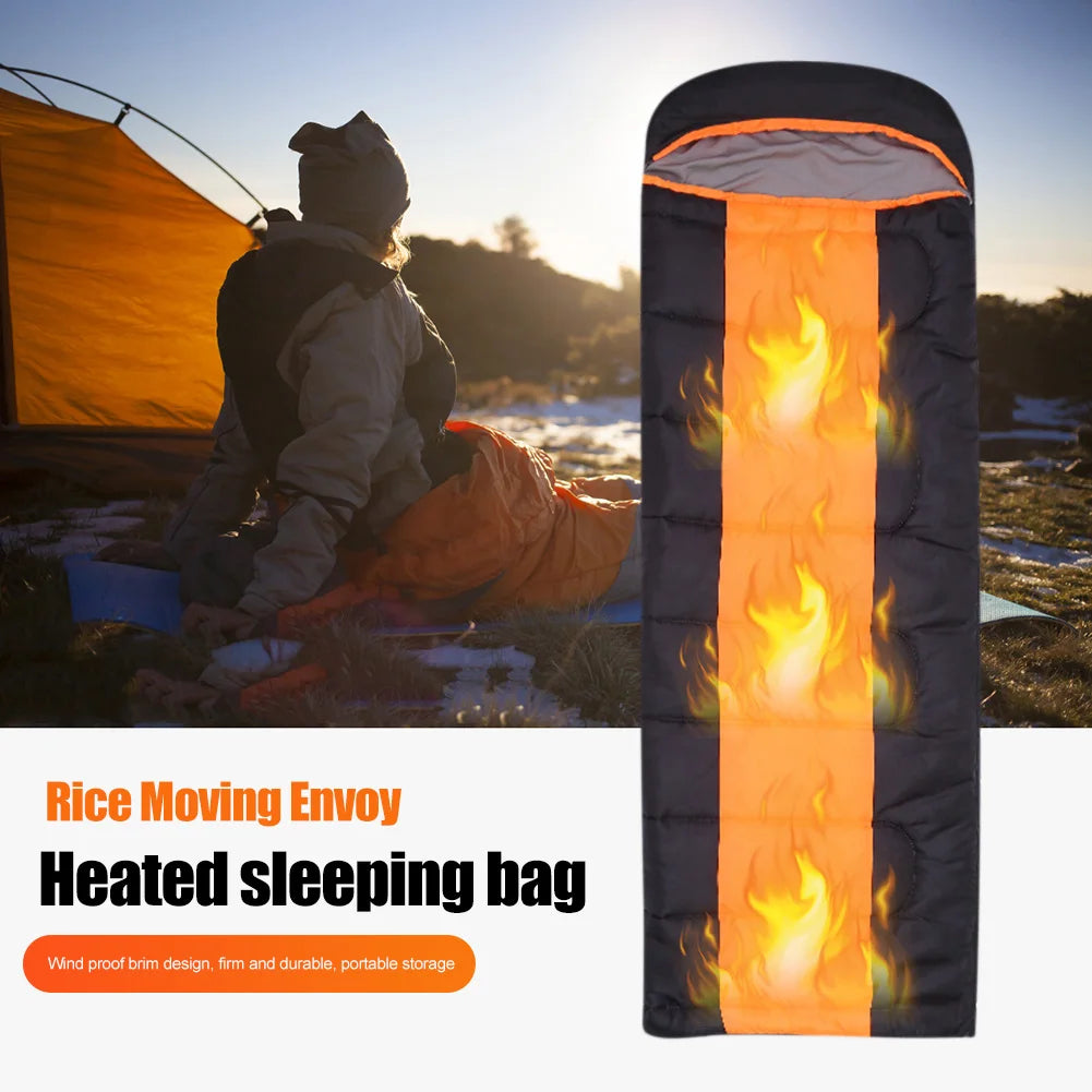 Type-C USB Electric Heated Sleeping Bag Winter Warm Pad