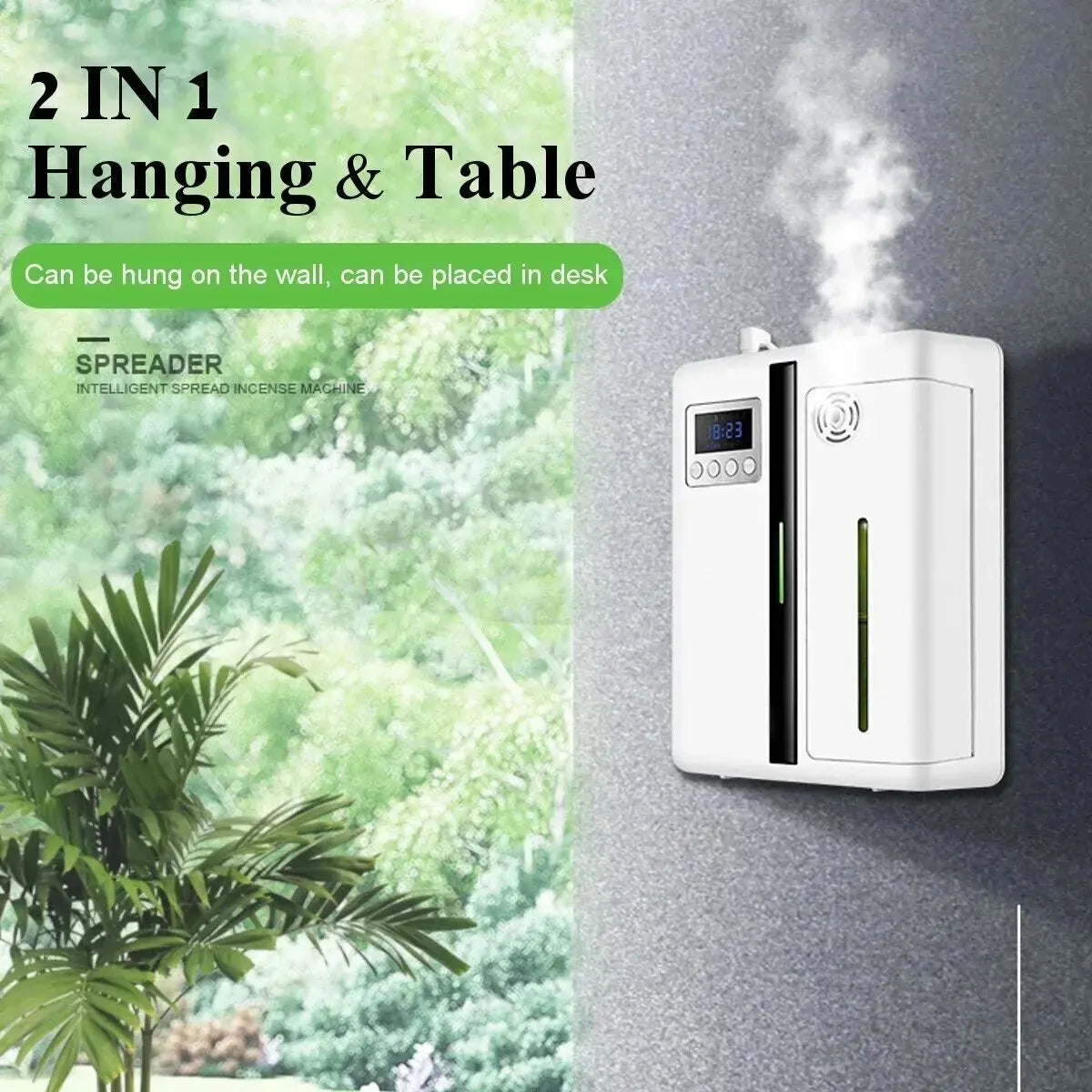 160ml Waterless Scent Diffuser Bluetooth Wall-Mounted Fragrance Machine