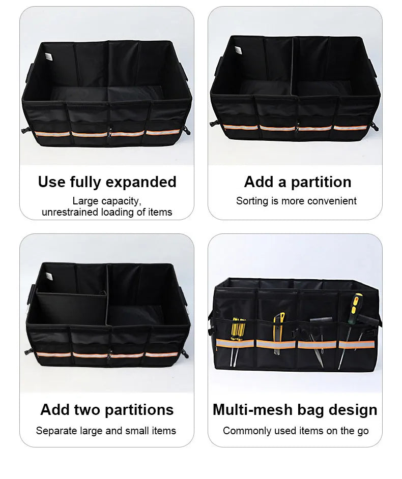 Car Trunk Storage Box Portable Multipurpose Folding Organizer