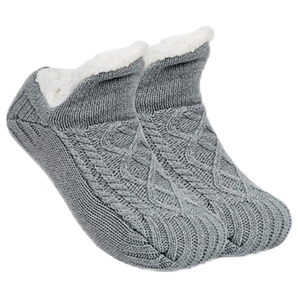 Fleece Floor Socks Cozy Thermal Velvet Socks Indoor Warmth