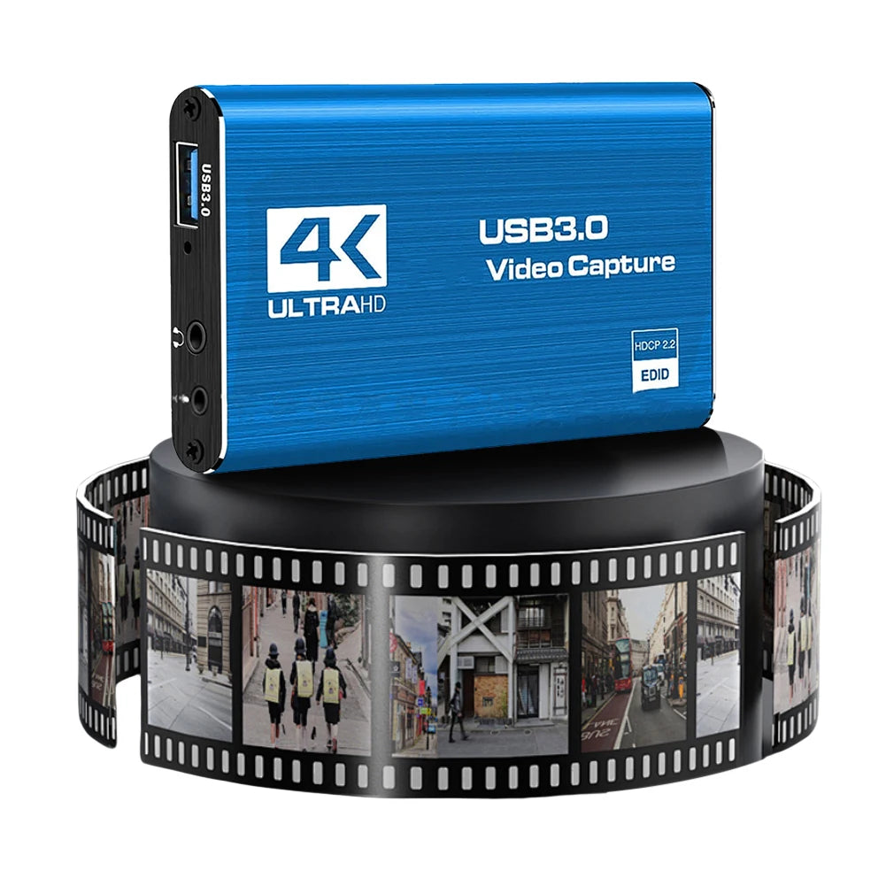 4K HDMI-Compatible USB 3.0 Video Capture Device 60FPS