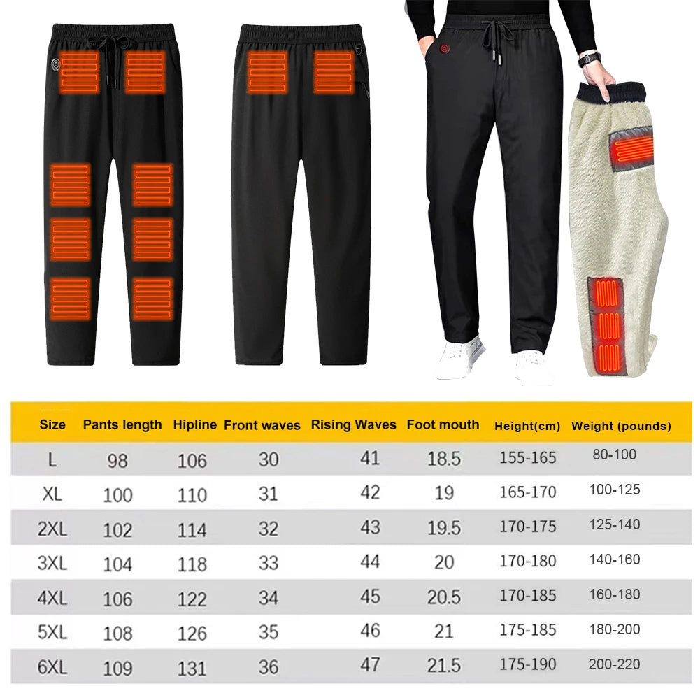 Unisex Heated Thermal Pants
