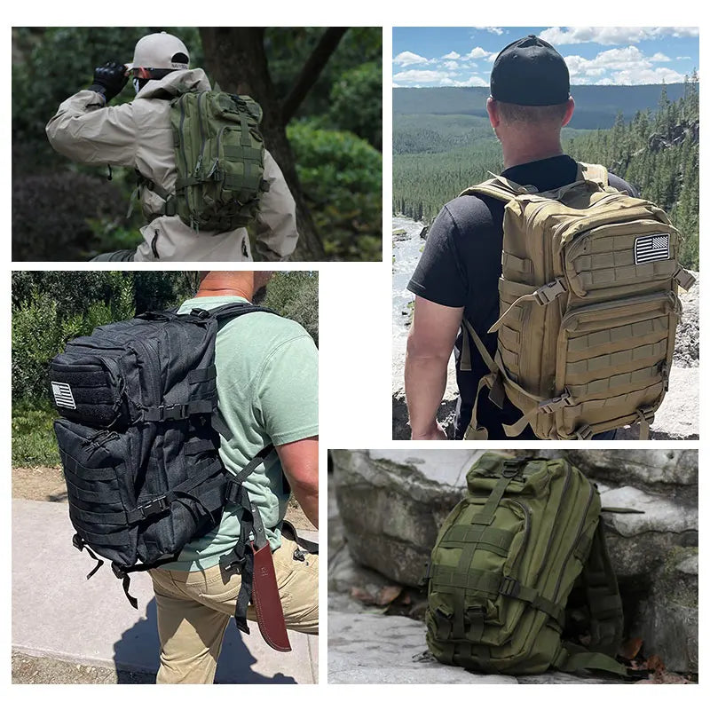 Tactical Backpack Large Capacity Waterproof Multi-functional Bags