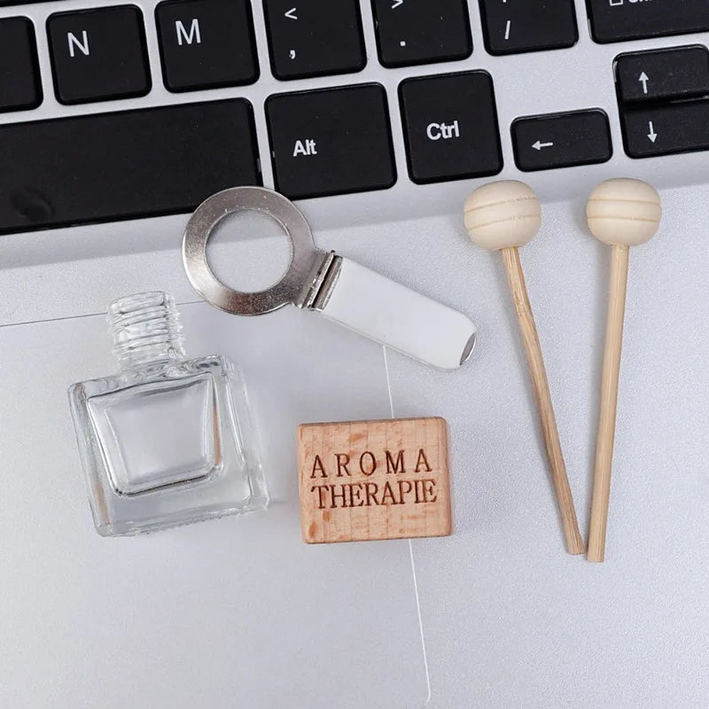8ml Car Air Vent Perfume Bottle Auto Air Freshener Diffuser Clip Interior Accessories